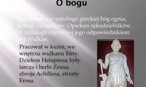 Posąg Hefajstosa, boga ognia i kowali, w greckiej mitologii. W rzymskiej mitologii znany jako Wulkan.