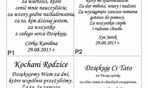 Wzruszające podziękowania dla rodziców na 18 wiersz – gotowe teksty i porady