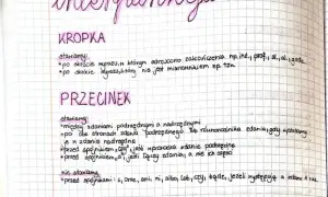 Notatki o interpunkcji: KROPKA po skrótach, PRZECINEK między zdaniami. Zastanów się, czy stawiasz przecinek, czy go pomijasz, by nie zgubić sensu.