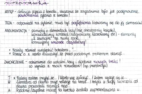 Rozprawka: wstęp, teza, argumentacja, zakończenie. Warto pamiętać o kontekście i elementach, by stworzyć spójny, **abstrakt** pracy.
