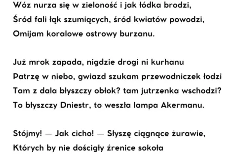 Stepy akermańskie – analiza, interpretacja i znaczenie wiersza Mickiewicza
