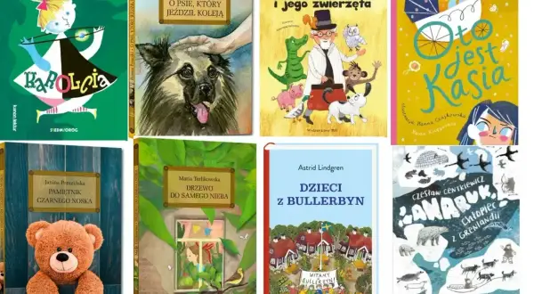 Karolcia, pies z kolejki, Doktor Dolittle, Kasia, Czarny Nosek, drzewo, dzieci z Bullerbyn, Anaruk – streszczenie książek.