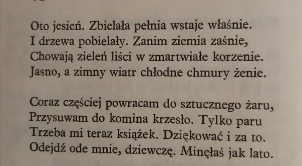 Jesienią wiersz – odkryj piękno jesieni w poezji Marii Konopnickiej