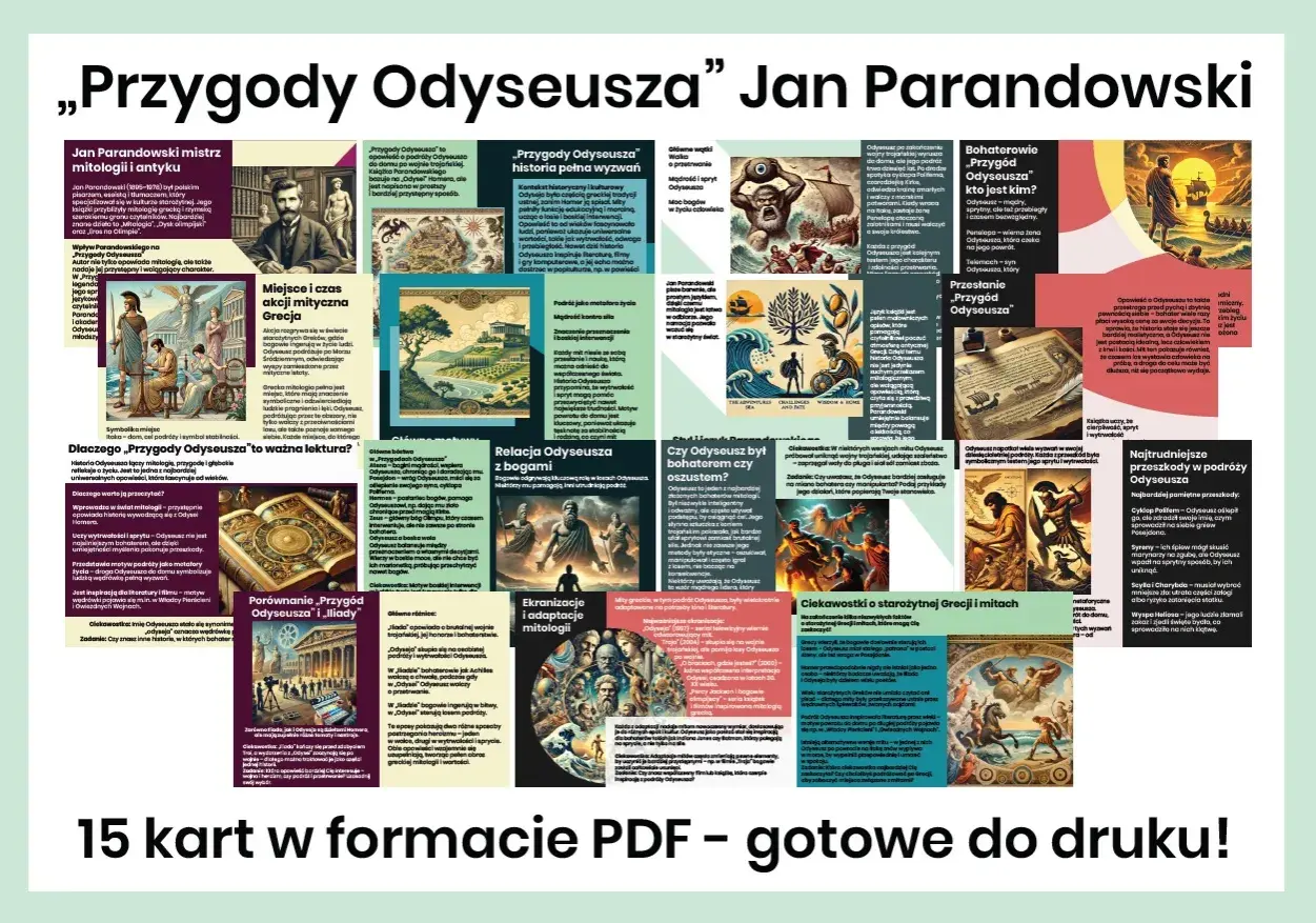 Odyseja streszczenie: Jan Parandowski mistrz mitologii i antyku. Opowieść o podróży Odyseusza to historia pełna wyzwań, mądrości i sprytu.