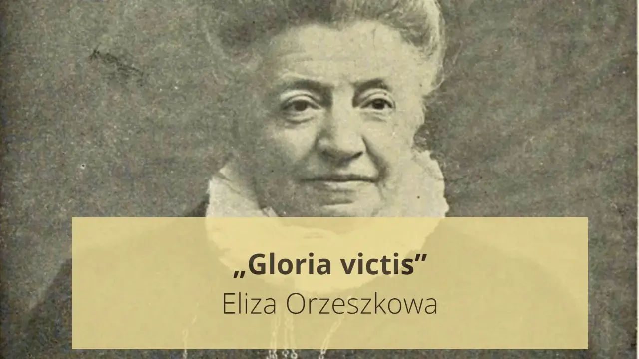 Portret Elizy Orzeszkowej, autorki "Gloria victis".