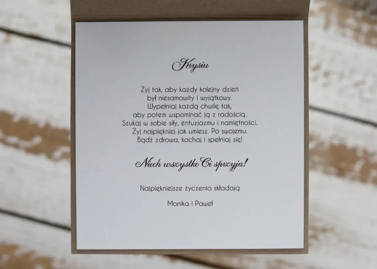 Życzenia urodzinowe dla przyjaciółki Krysiu: 